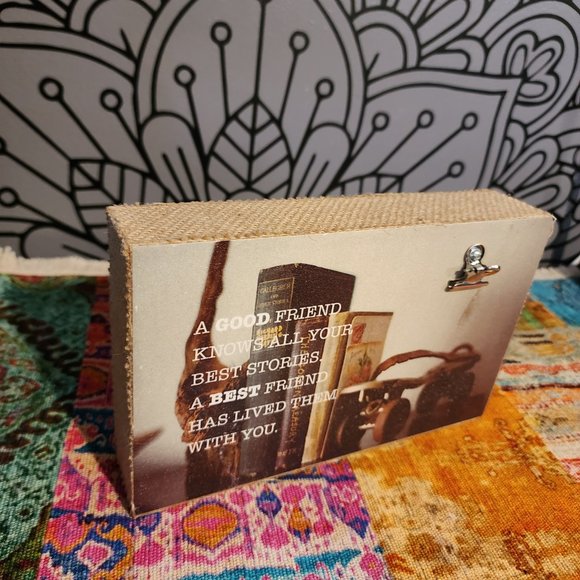 Standing Quote Photo-Holder Decor - Picture 3 of 3